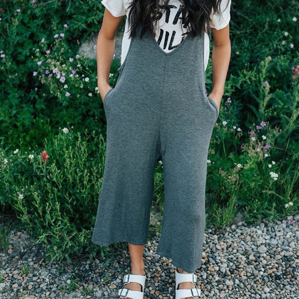 comfiest jumpsuit with wide leg